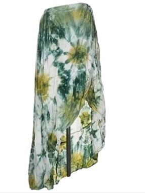 Young Fabulous & Broke tie-dye asymmetrical maxi skirt, size XS